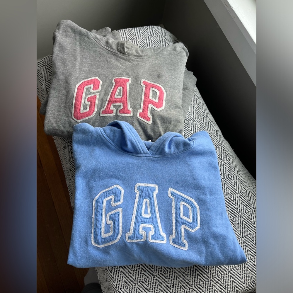 Two Trending Gap Hoodies.